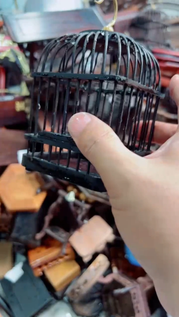 木10蝈蝈笼底座花架摆件处理