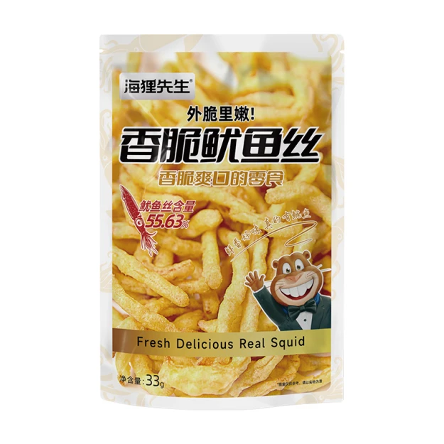 海狸先生 香脆鱿鱼丝（原味）33g