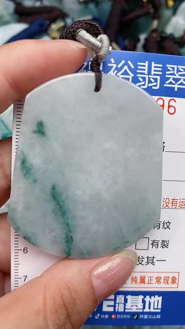 翡翠未镶嵌颈饰..0000896