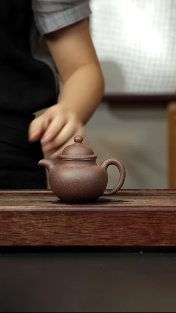 紫砂茶壶百年岩中泥 六拼掇球