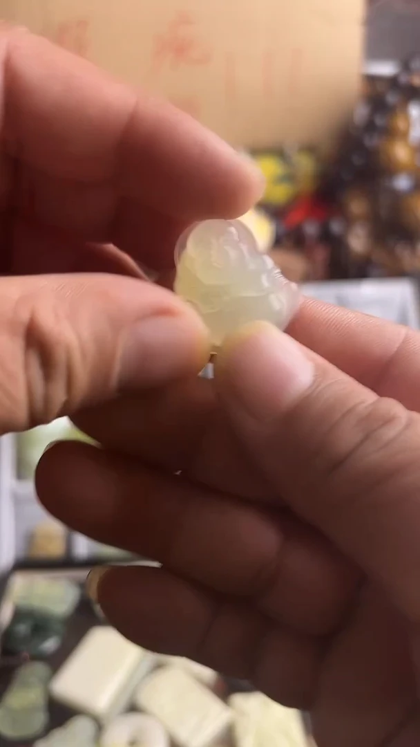 未镶嵌蛇纹石玉珠宝奇石逸品轩推荐所见即所得