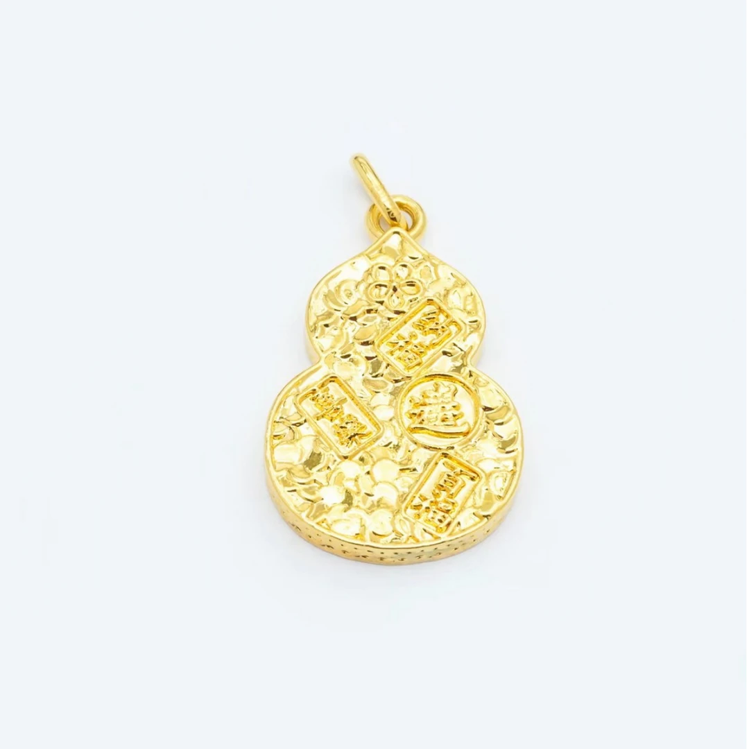 【柔妹专享】18K金 红玛瑙吉言葫芦吊坠