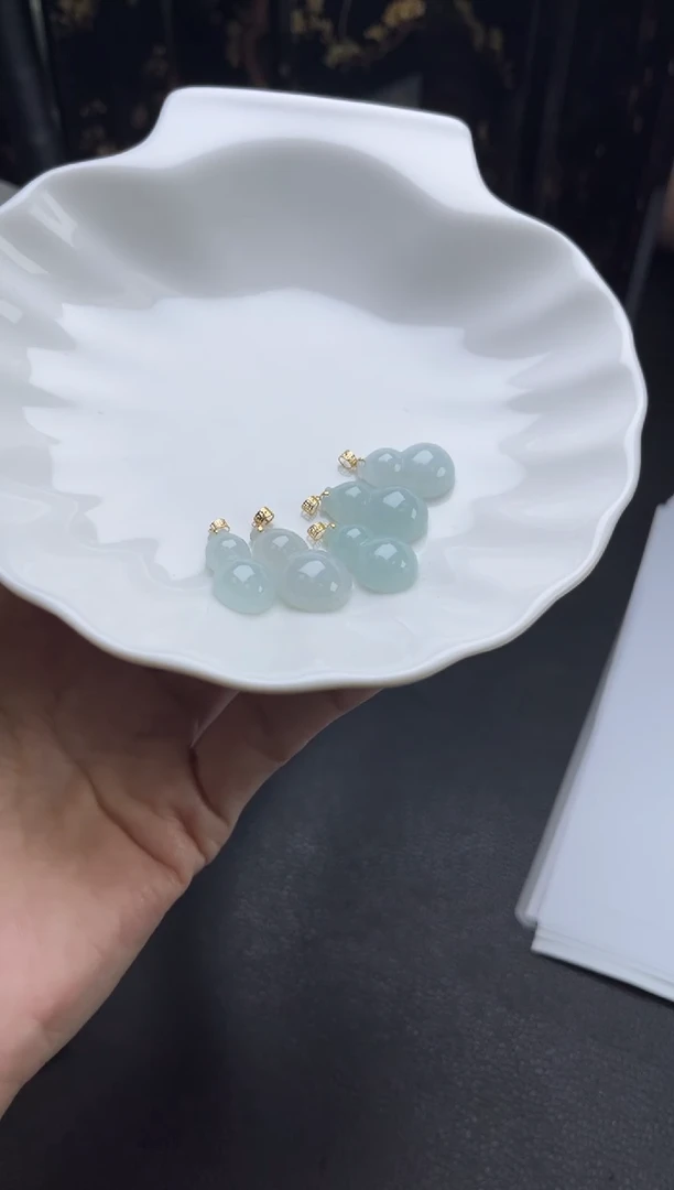 【闪购商品】翡翠颈饰18K金镶嵌B17 多样性发一件/配绳子