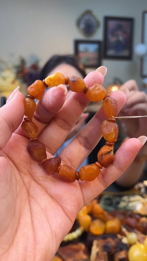 手串琥珀未镶嵌手串