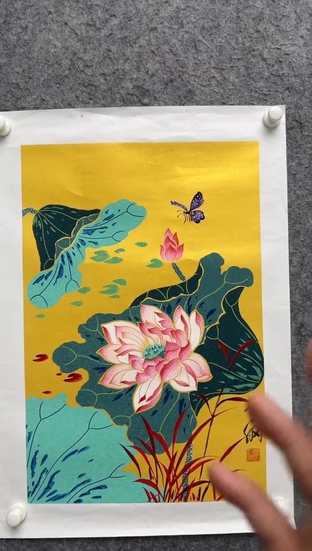国画李纲-2.7平尺-国画作品