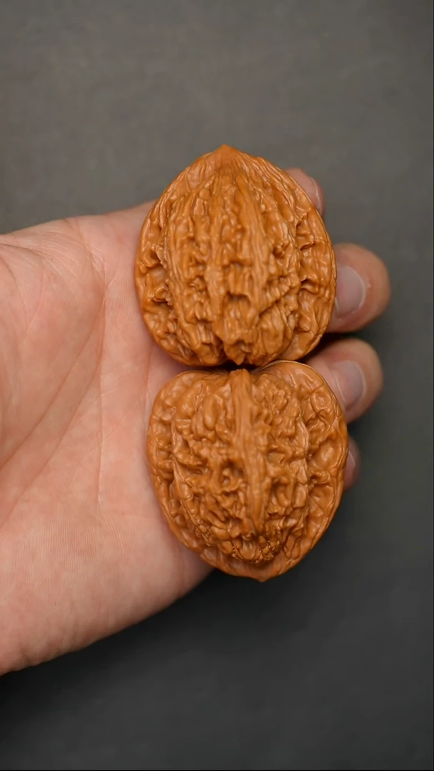 把件文玩核桃全品打底麦穗虎头42