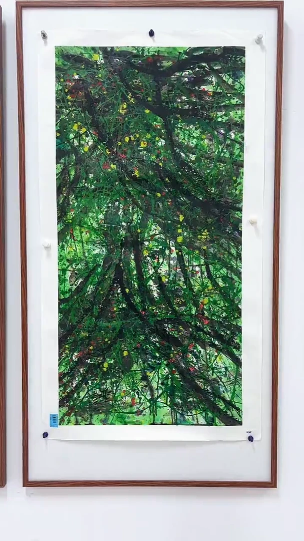 国画德*赵燮绘画8平尺藤萝金P