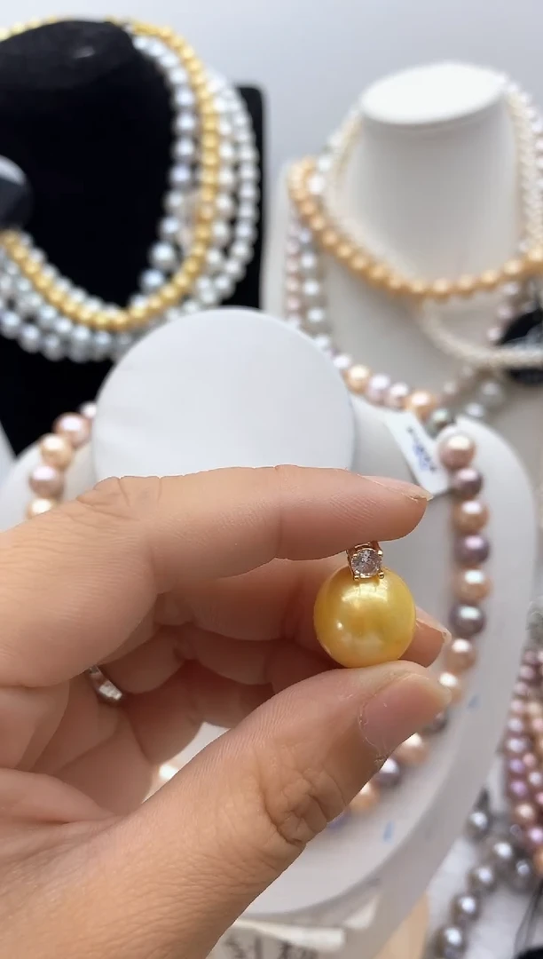 淡水珍珠钛钢颈饰123