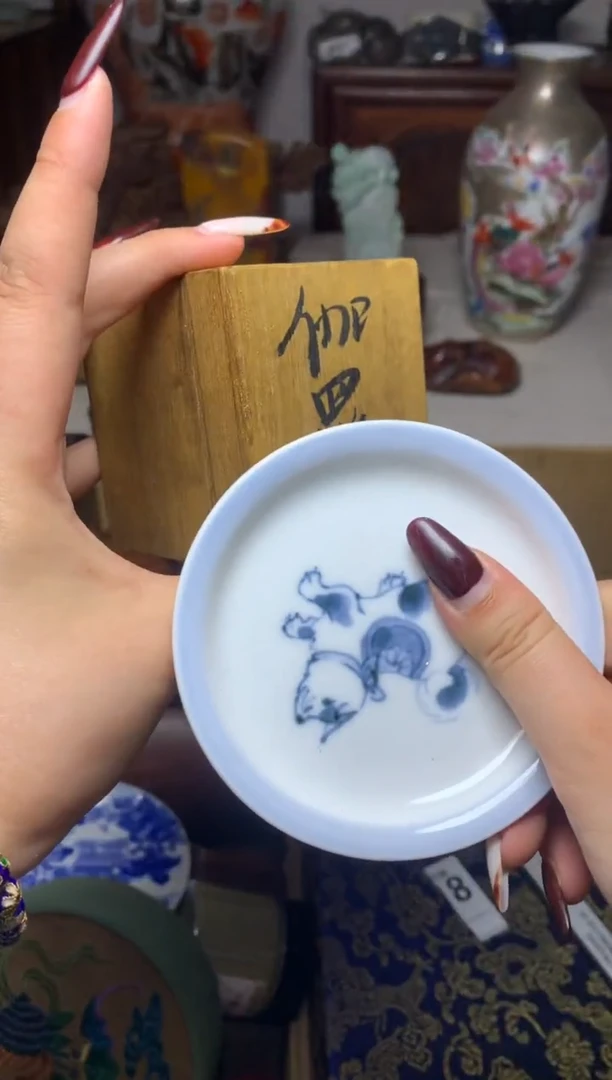 紫砂盖碗瓷器默认微瑕瓷器