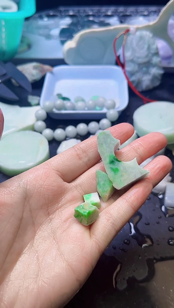 颈饰未镶嵌翡翠142天然A货翡翠