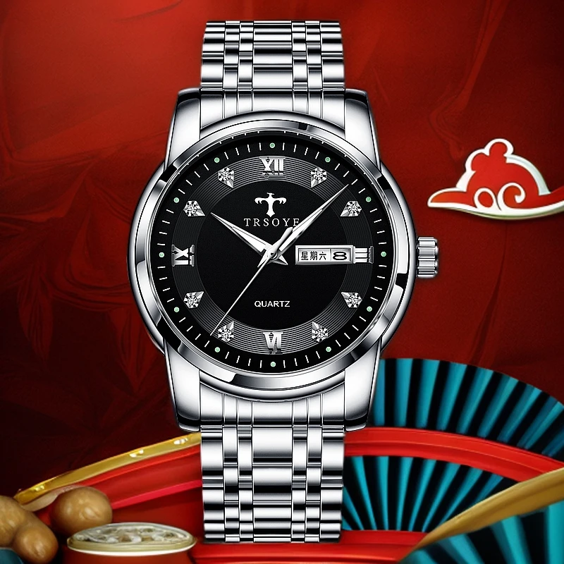 【刘太太专属】 自由骑士系列 时尚轻奢男士腕表YH