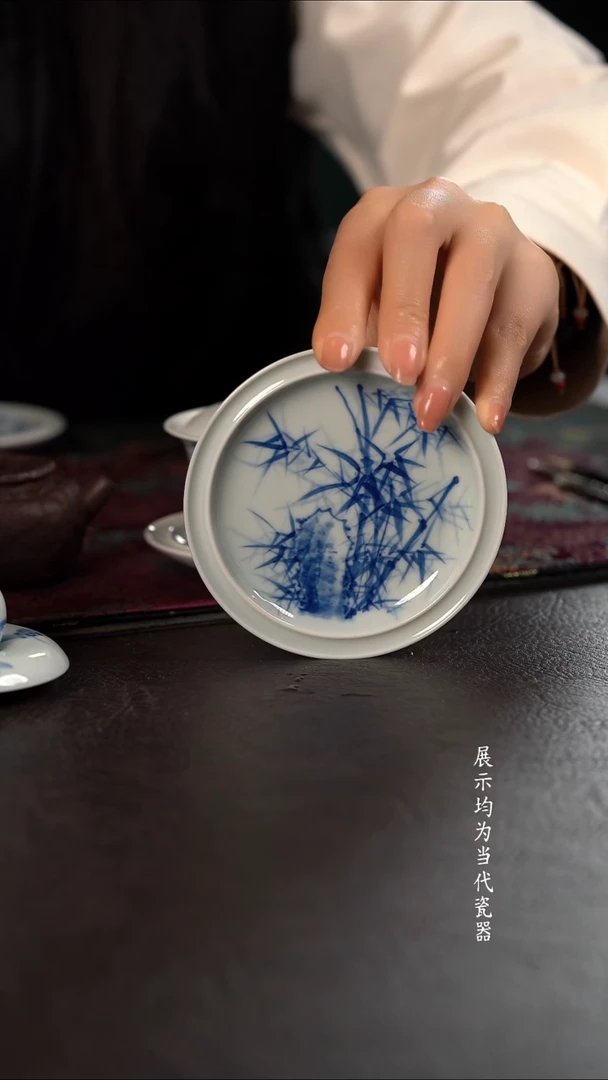 品遗HL灵石清风竹小杯垫