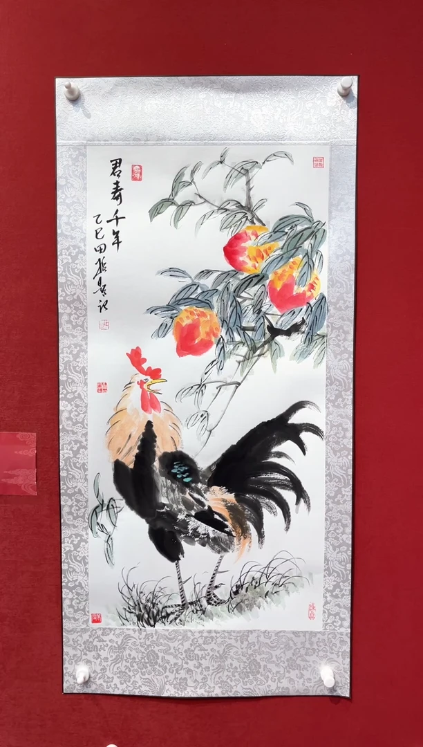 国画田哲老师现场创作 31