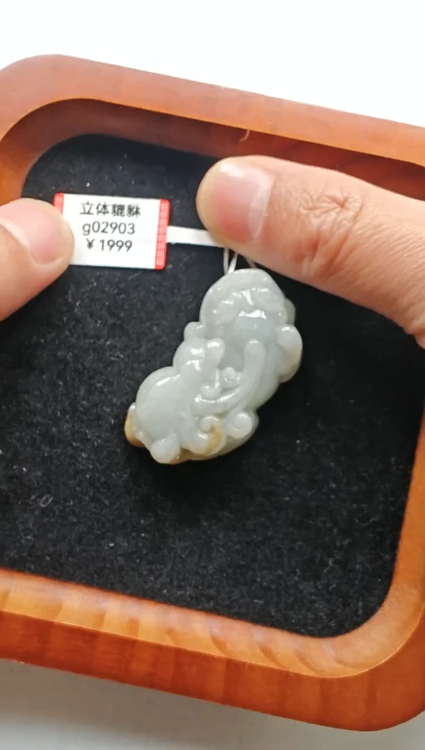 【闪购商品】翡翠颈饰未镶嵌g02903-貔貅