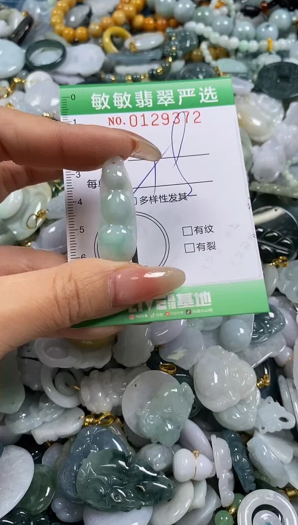 【闪购商品】翡翠颈饰未镶嵌闪购0129372多样性发其一