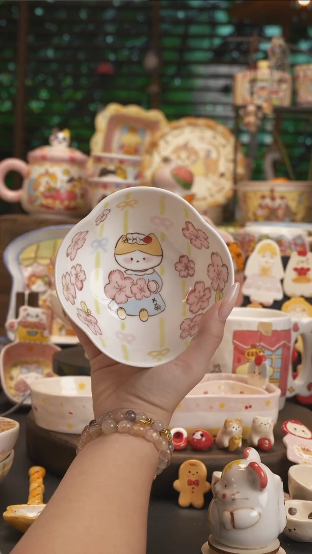 Y****?【原创设计】景德镇手绘陶瓷