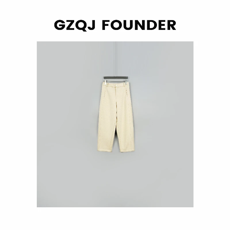 GZQJ 【张弛有度】 秋冬百搭神裤休闲百搭羊毛西裤女装裤子4719