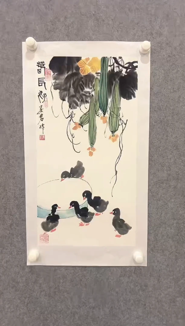 国画娄茗-2平尺-国画作品