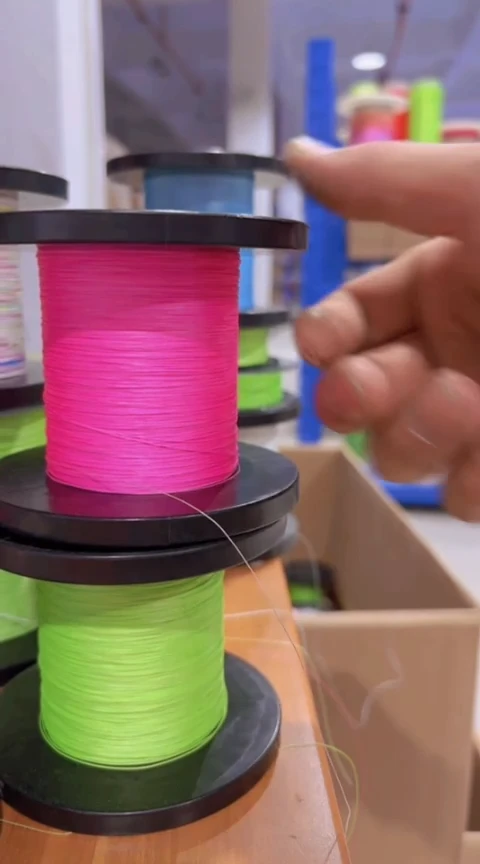 PE8编2号粉色390米