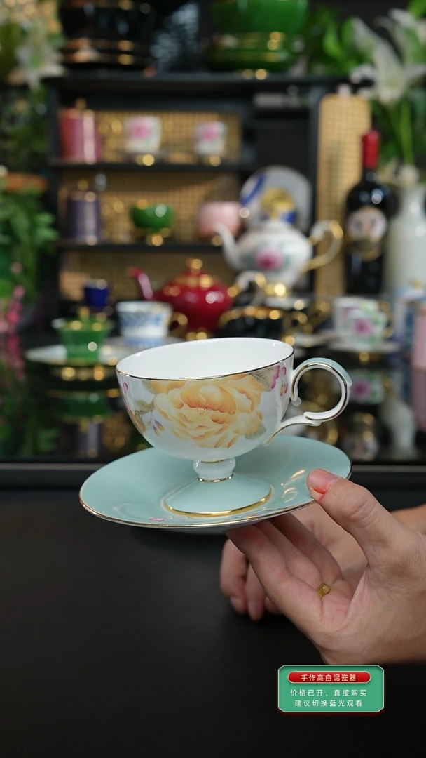 牡丹咖啡杯，，，，，，