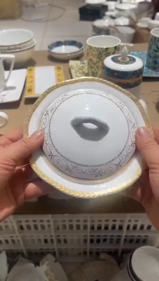 瓷微瑕鱼翅碗隆达骨瓷1