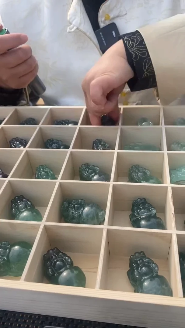 【闪购商品】萤石貔貅未镶嵌（绿）萤石貔貅D22多样性发其一