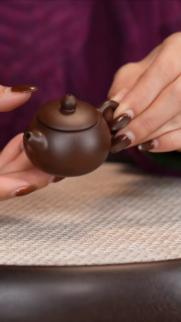 紫砂茶具紫砂茶宠紫泥西施