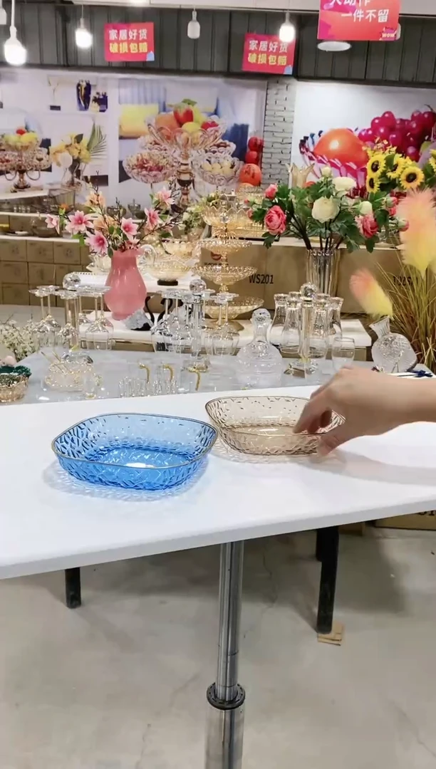 亚克力干果碟两个【两个颜色】