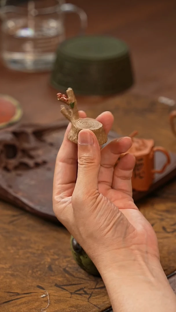 紫砂茶宠树枝茶宠树枝茶宠