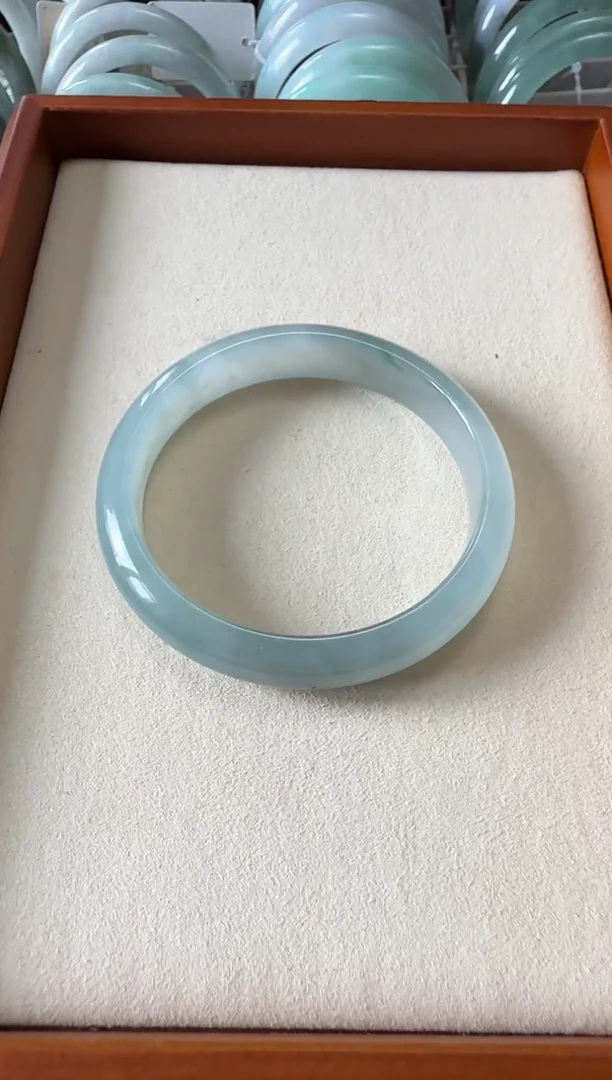 未镶嵌手镯翡翠缅甸a货55.5