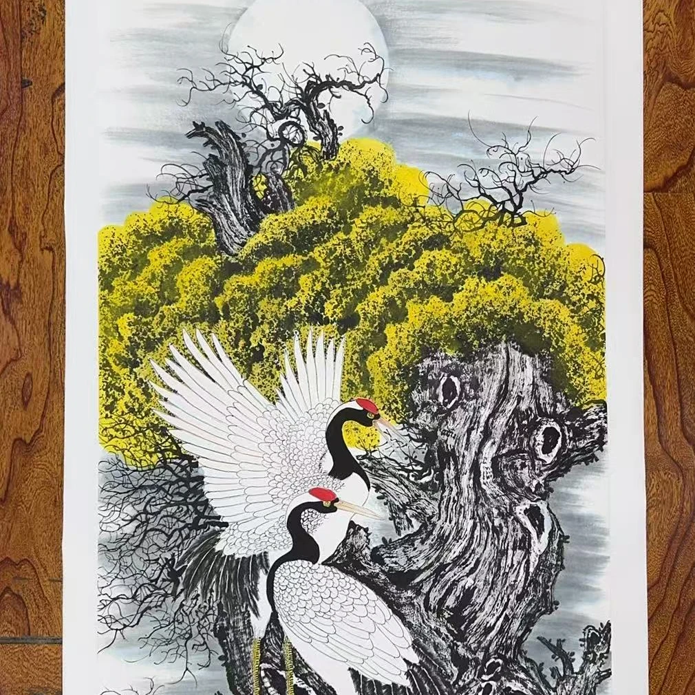 师立照 花鸟  8平尺 C2-016 绘画手绘宣纸