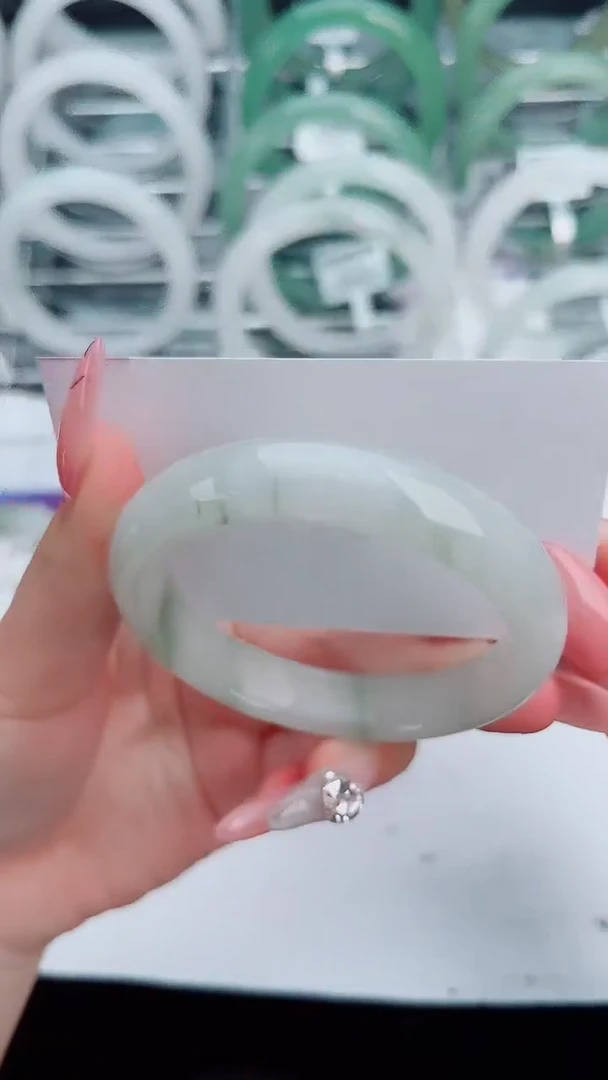 未镶嵌手镯石英质玉107-55/56