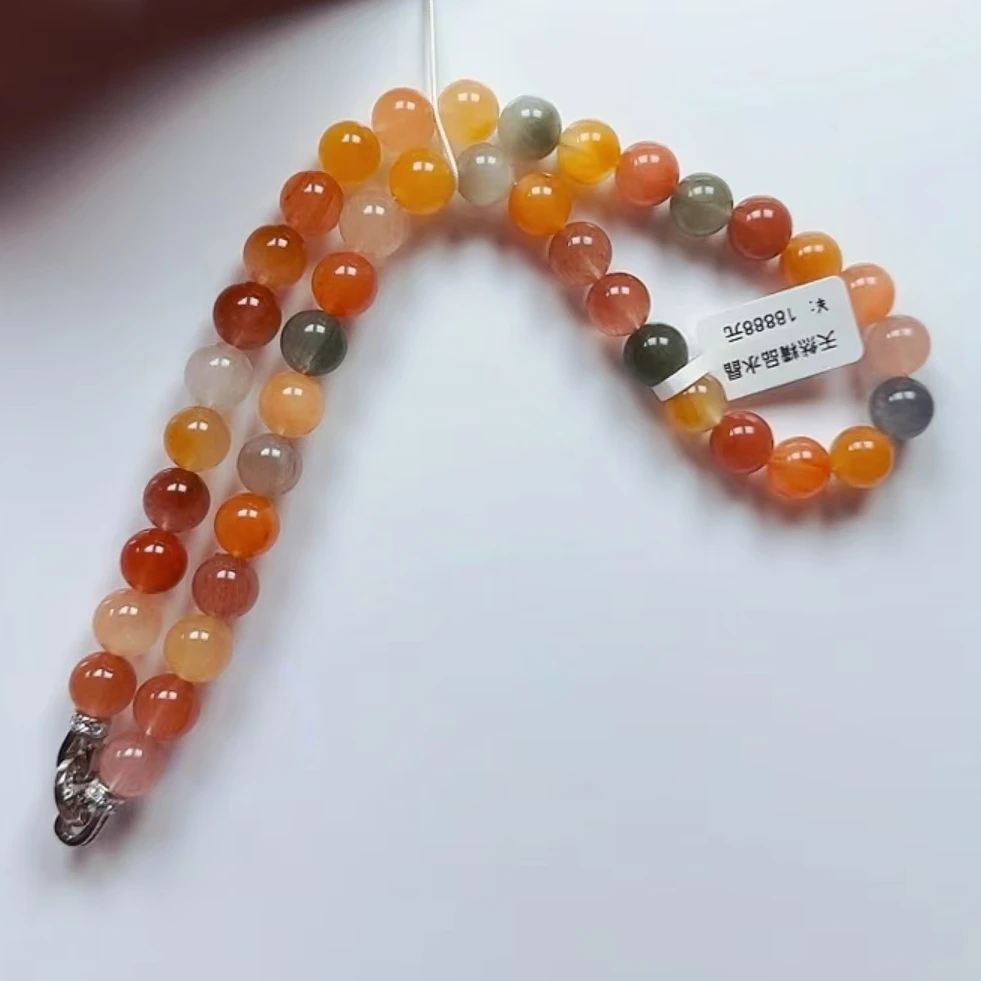 天然水晶兔毛项链收藏级多样发一