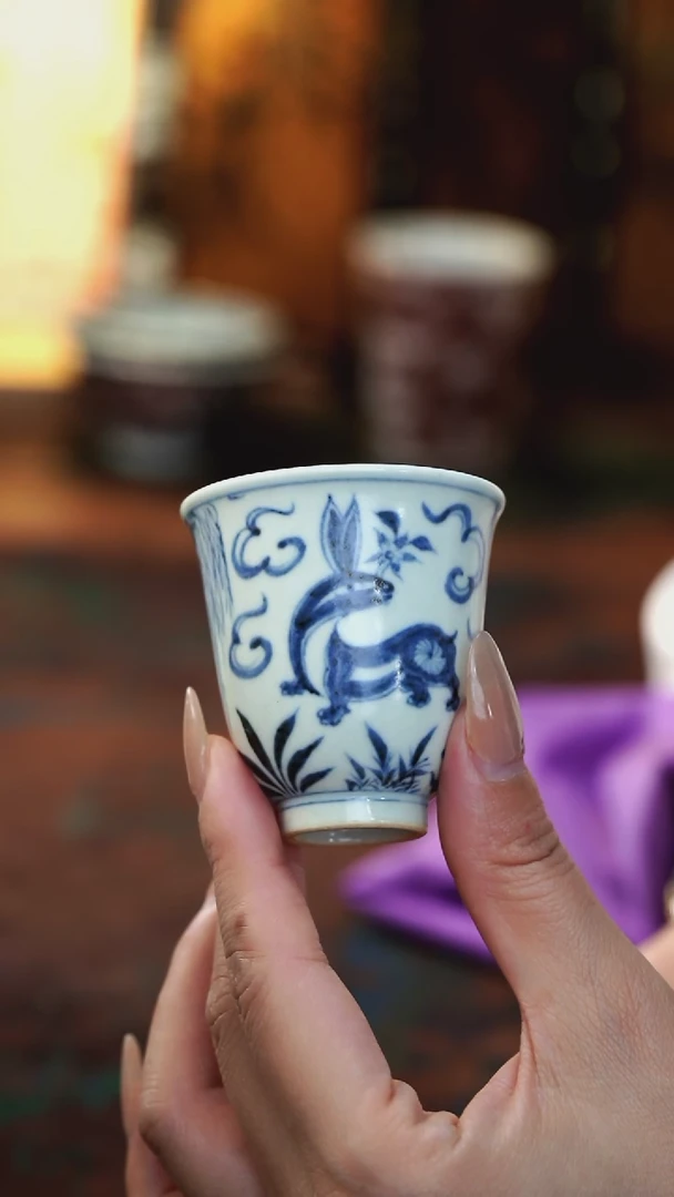 花*兔子杯子博陵造物