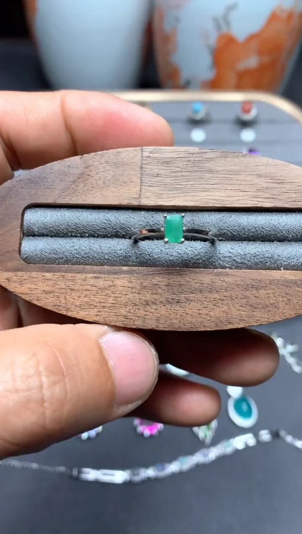 【闪购商品】祖母绿戒指未镶嵌W26（随机性发货只发一单）