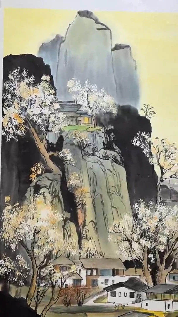 国画陈京广手绘绘画作品4-4