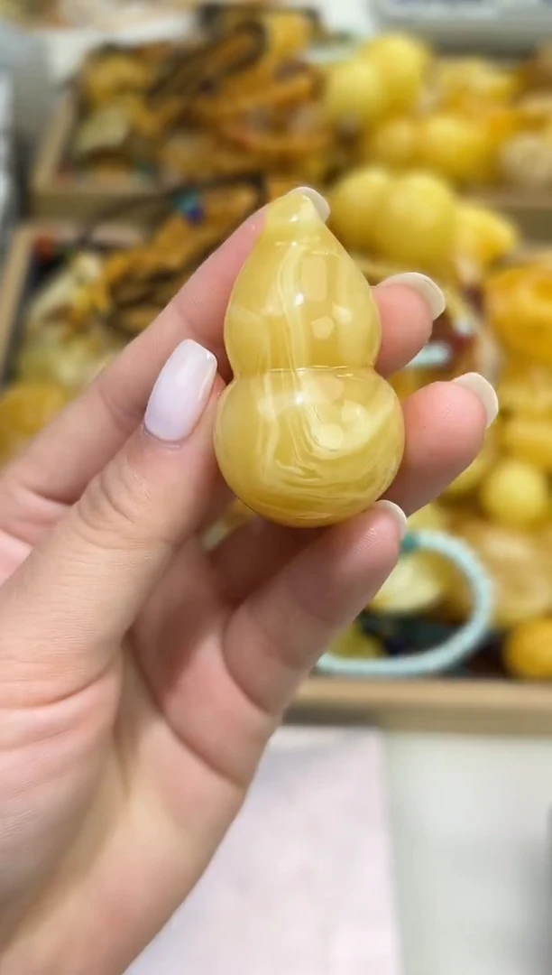 裸石琥珀未镶嵌琥珀蜜蜡吊坠