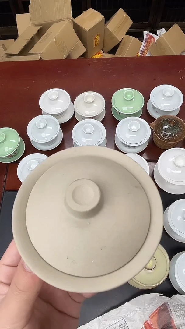 陶瓷茶具临时链接瓷盖碗