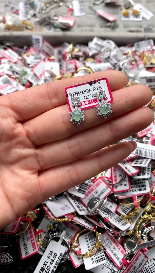 【闪购商品】翡翠戒指银S925镶嵌1111111-1