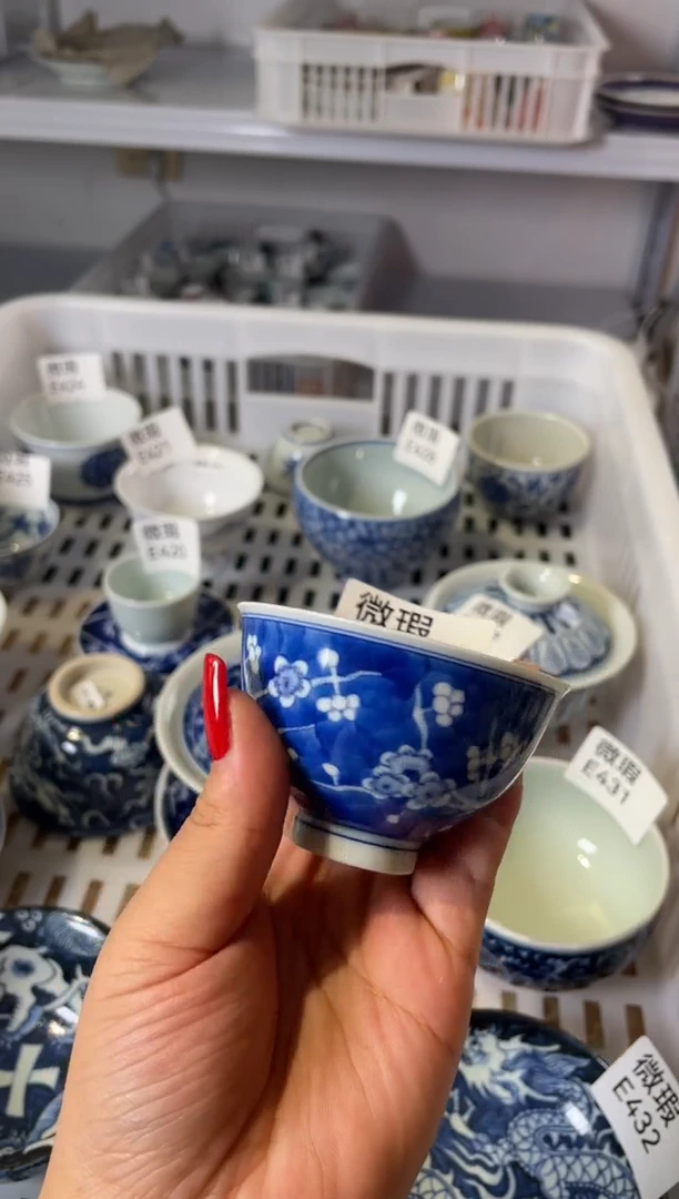 其他景德镇手工手绘陶瓷微瑕E434