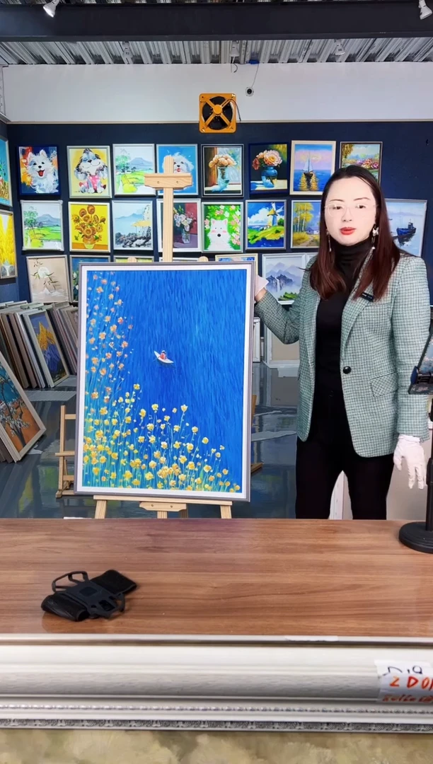 【闪购商品】油画18号60*80 海-手绘油画