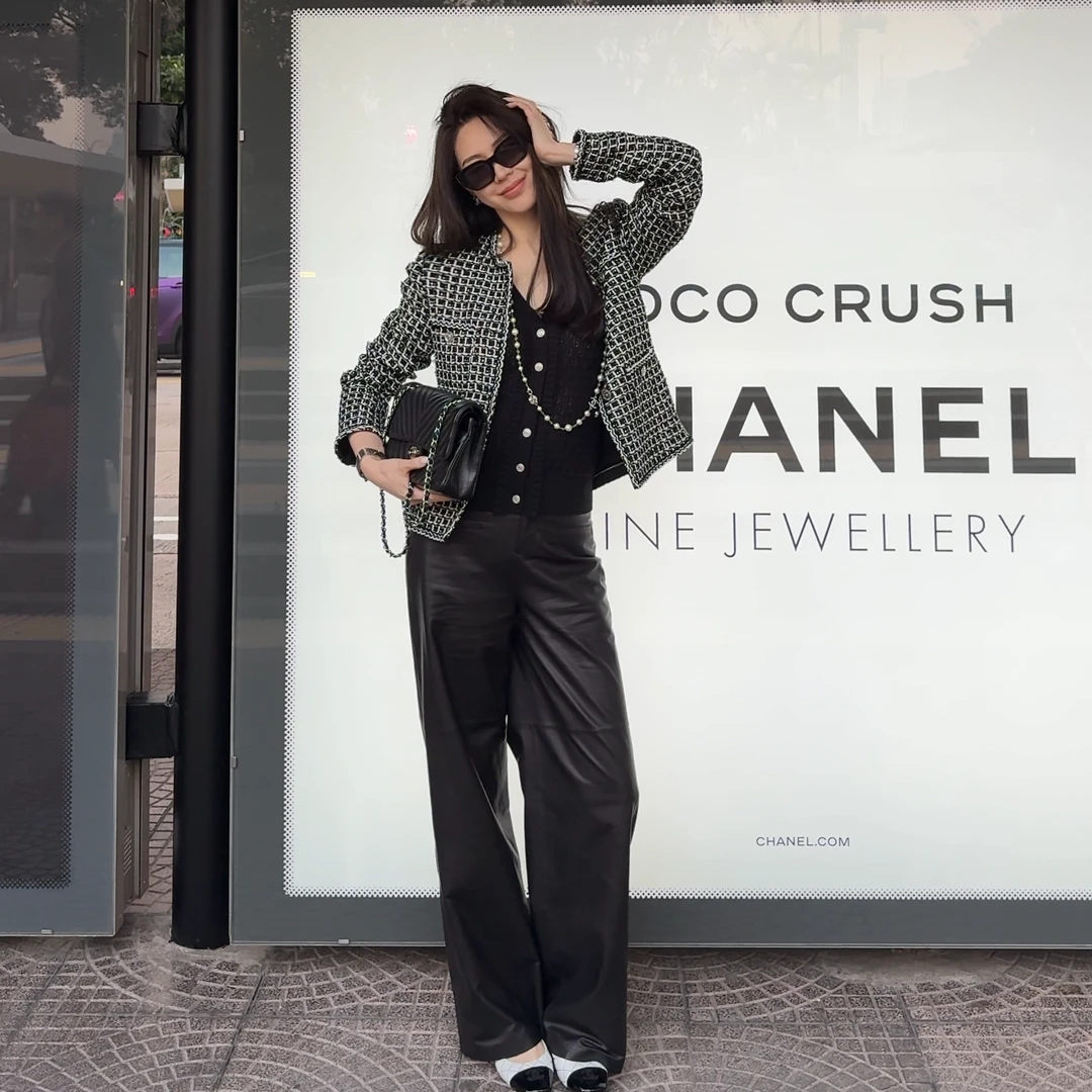 王嬛嬛MsLime25年’香家25c‘春季新款小香外套 HD2A0214