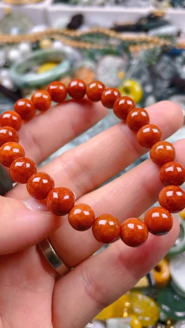 【闪购商品】翡翠颈饰未镶嵌7-8MM/D/翡翠A货一图一物