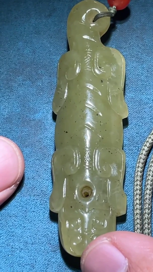 未镶嵌和田玉把件BH414 仿古貔貅把件