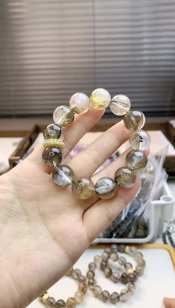 【闪购商品】水晶珠宝半成品未镶嵌黄小树胶花