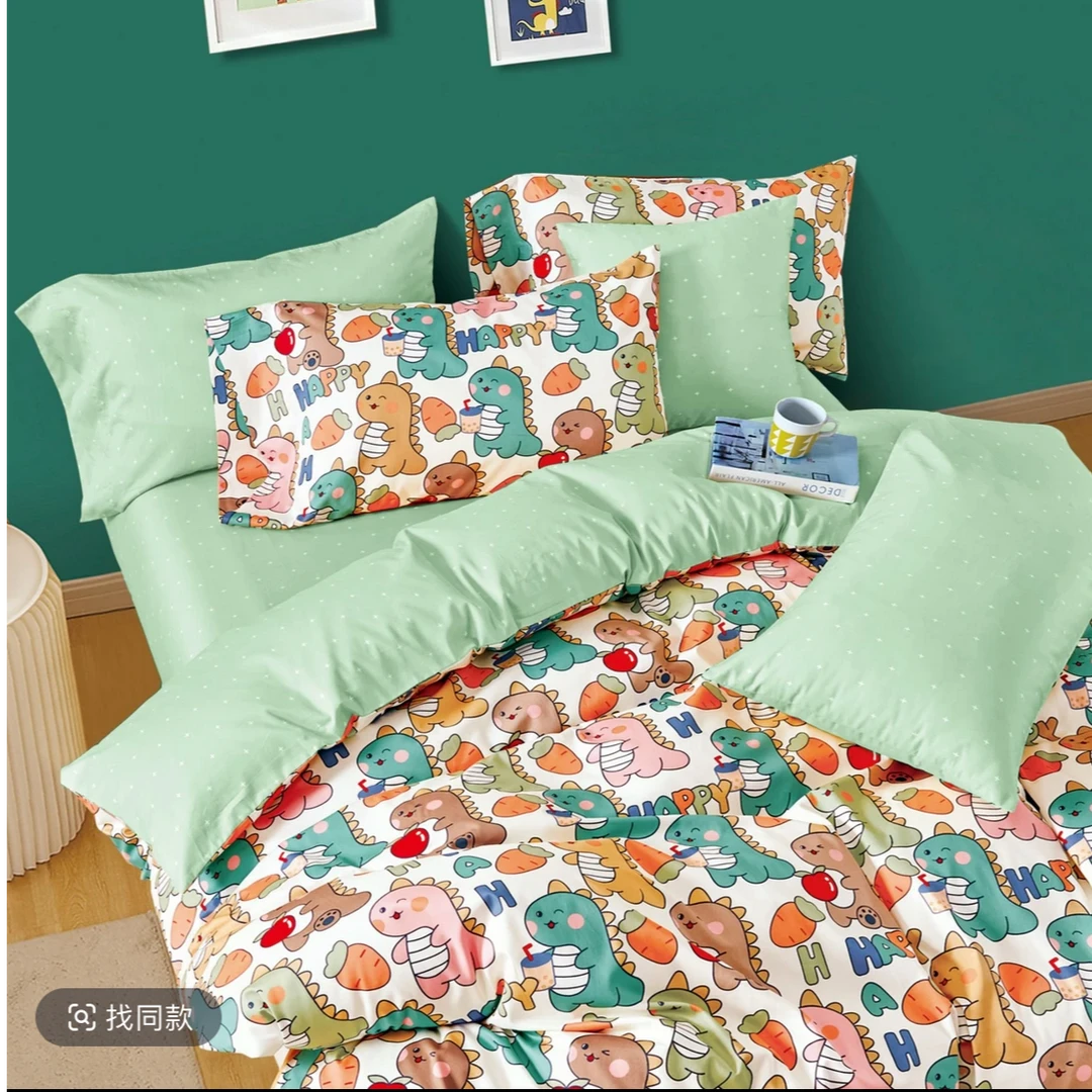 全棉儿童大豆被柔软亲肤可爱透气幼儿小被子小清新凉感