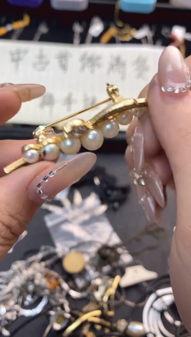 珐琅铁合金锐锐中古首饰默认微瑕编号9