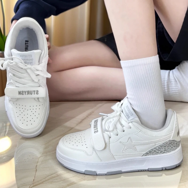 女鞋运动小白鞋子ins潮2025夏季新款国潮百搭休闲女士板鞋通勤