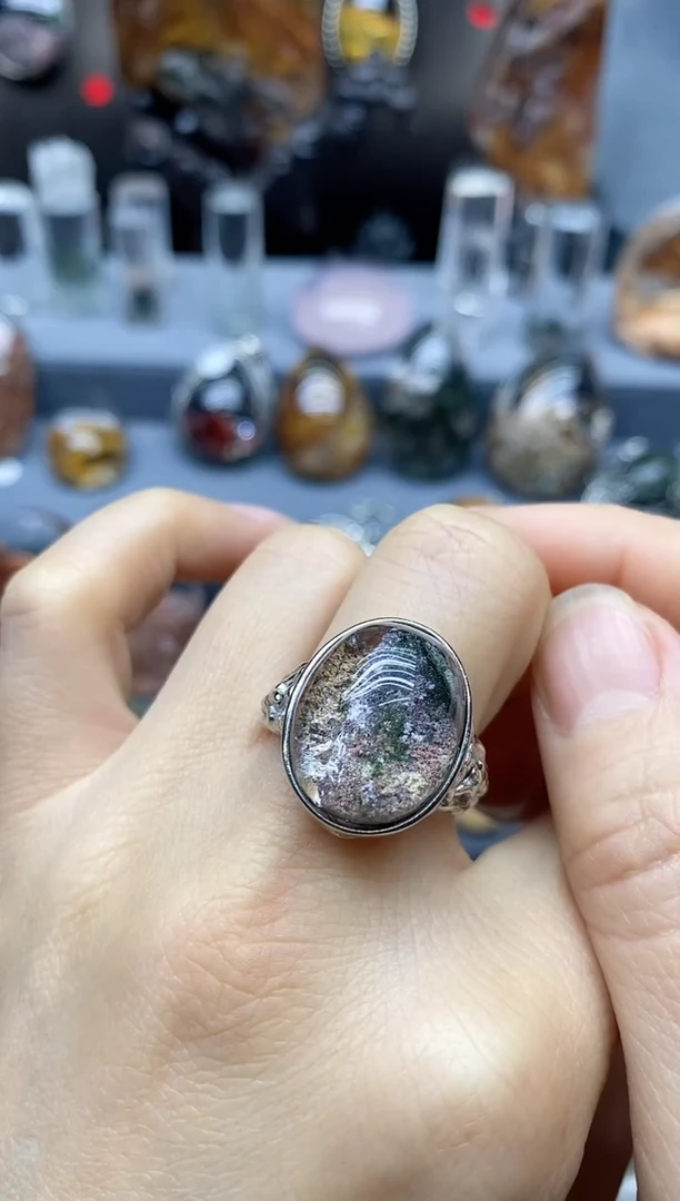 【闪购商品】水晶戒指银S925镶嵌水晶水晶