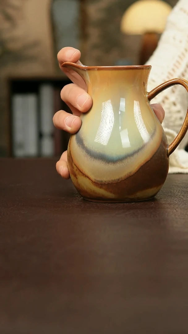 景德镇陶瓷杯碗柴烧多人